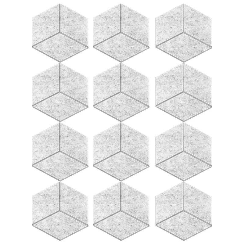 Twelve Pack Hexagonal Foam Soundproof Wall Panels Boost Your Home Theater Or Recording Studio With Sleek Design Block Echo For A Smooth Vibe And Crystal Clear Audio Game Changer Daily