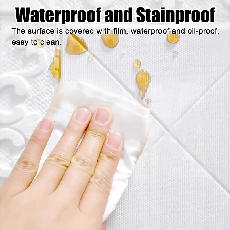 Top Tier 3D Pvc Ceiling Tiles With Super Quick Peel And Stick Setup For Real Room Glow Ups Featuring Faux Embossed Soundproof Foam Panels And Slick Textured Finish Design