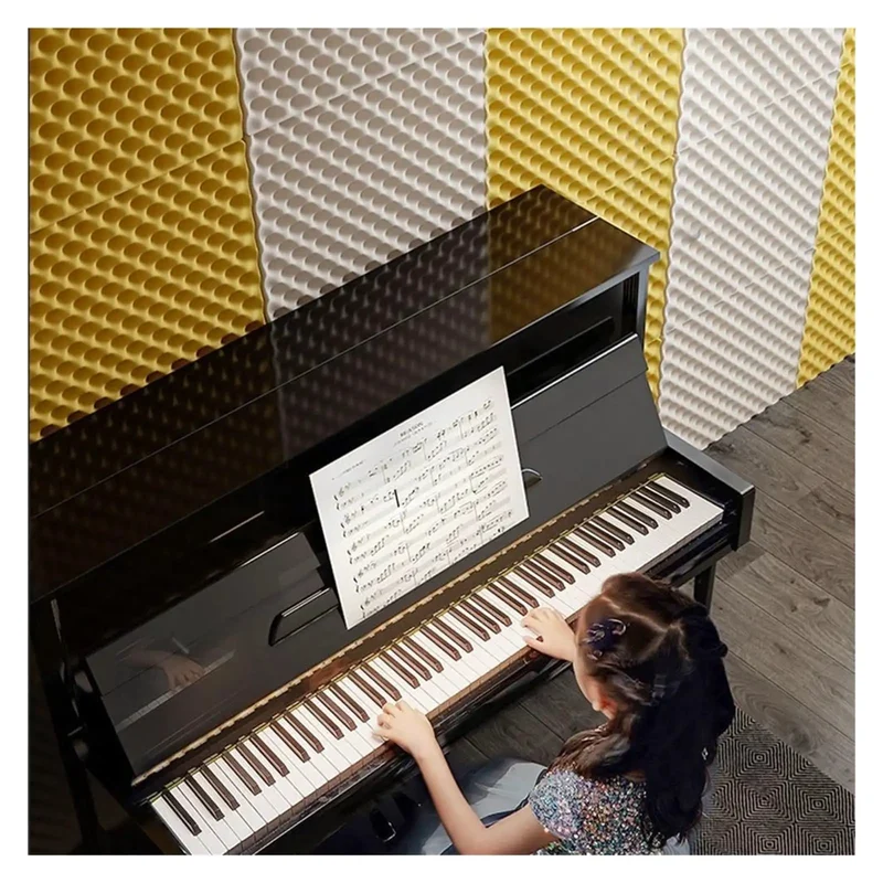 High Density Self Adhesive Soundproofing Foam Rolls Extra Long Size Two Inch Thick Noise Reducing Acoustic Mats For Home Studios Gaming Cells Ktv Easy Peel And Stick Audio Solutions Banish Room Bash Enhance Every Jam Session