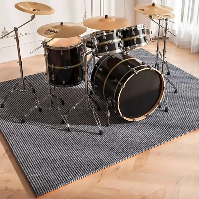 Pro Grade Soundproof Acoustic Pads Thick Non Slip Rubber Mat For Drum Kits And Home Studios Featuring Noise Reducing Foam To Dial In Your Warm Tone And Keep The Room Quiet For Weekend Drummers And Tour Pros