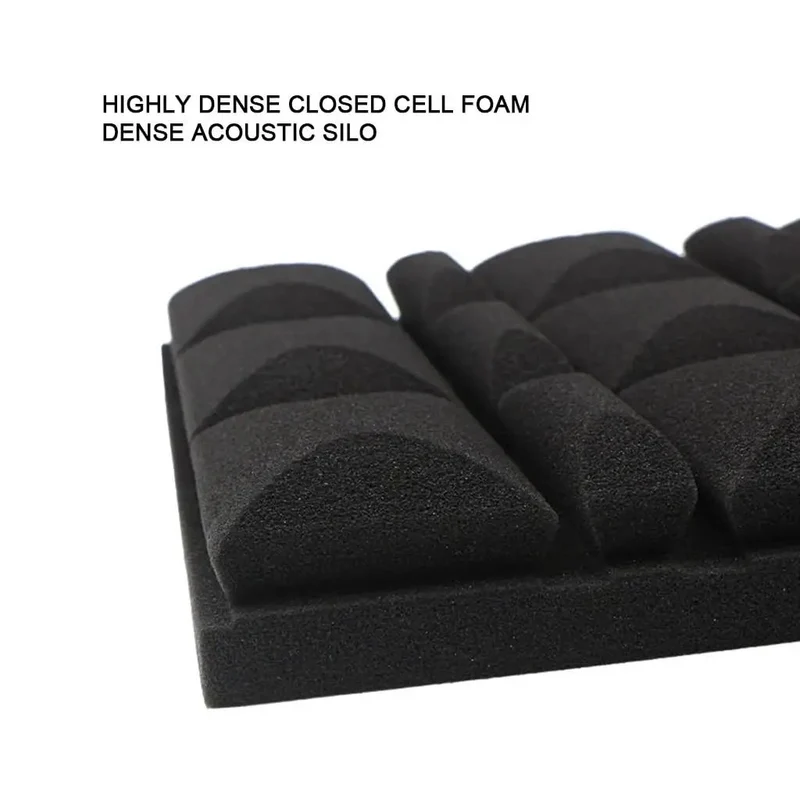 Heavy Duty 10 Pack Soundproof Acoustic Foam Panels 2X12X12 Inch Non Adhesive Wedge Tile Set For Home Studios That Slap Down Noise And Turn Any Flat Wall Into A Dope Recording Booth With Serious Top Tier Quality