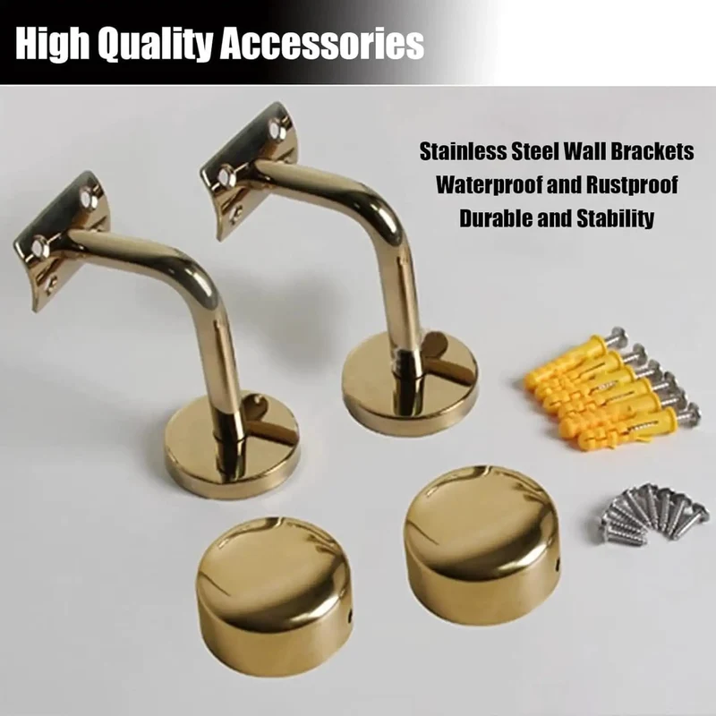 Premium Clear Acrylic Handrail For Indoor Stairs And Hallways Featuring Rock Solid Stainless Brackets Non Slip Surface Custom Lengths And A No Hassle Complete Kit For Home Use