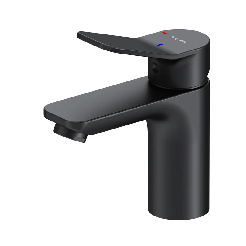 Waschtischarmatur X-Joy mit EcoStart, Schwarz – FXA02822