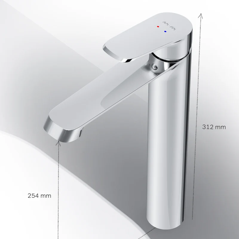 Hohe Waschtischarmatur Func mit Klick-Ablaufgarnitur – F8F92200