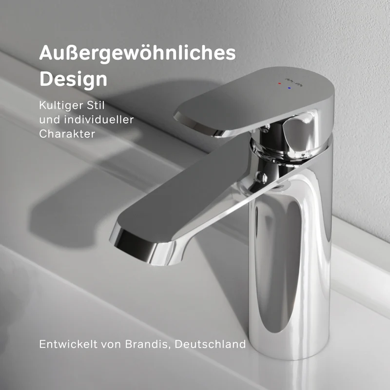 Waschtischarmatur Func mit Klick-Ablaufgarnitur – F8F82100