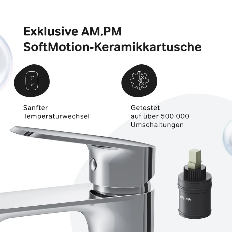 Waschtischarmatur Func mit Klick-Ablaufgarnitur – F8F82100