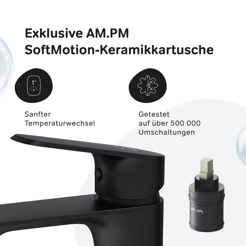 Waschtischarmatur Func, Schwarz – F8F02122