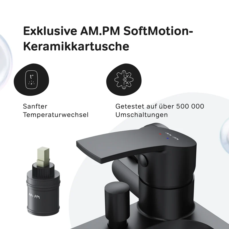 Wannenarmatur Play, Schwarz – F8Y10022