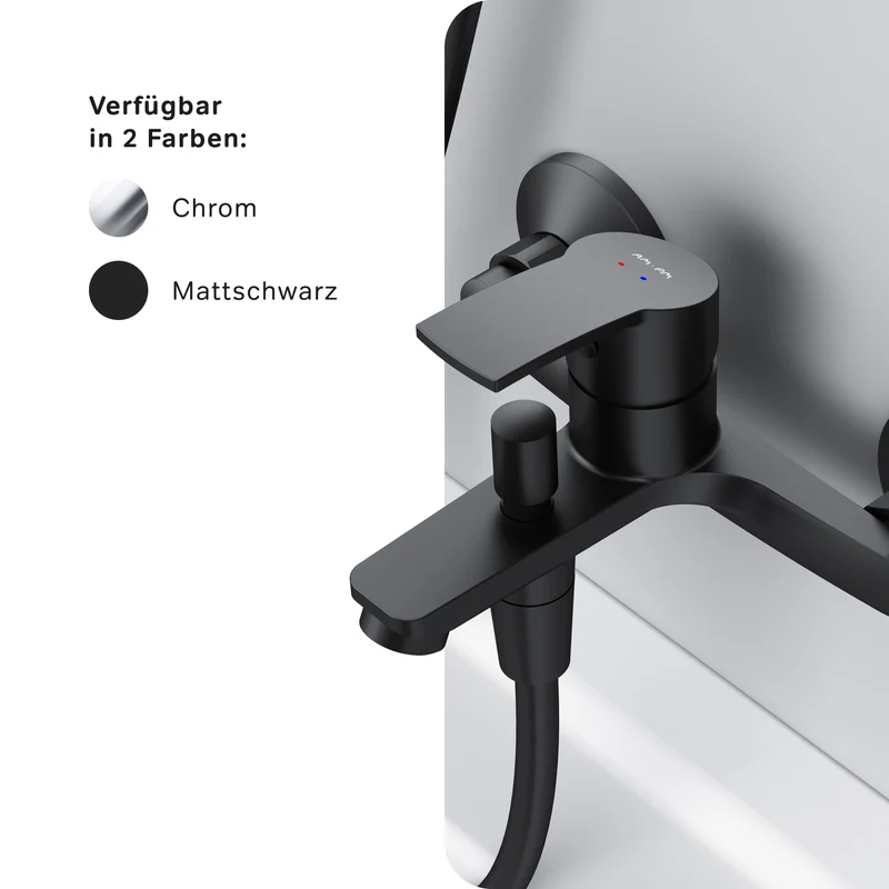 Wannenarmatur Play, Schwarz – F8Y10022