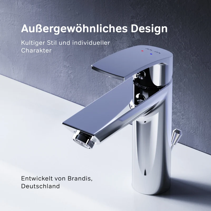 Waschtischarmatur Play mit Zugstange – F8Y82100