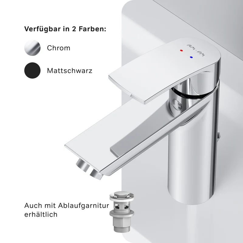 Waschtischarmatur Play mit Zugstange – F8Y82100