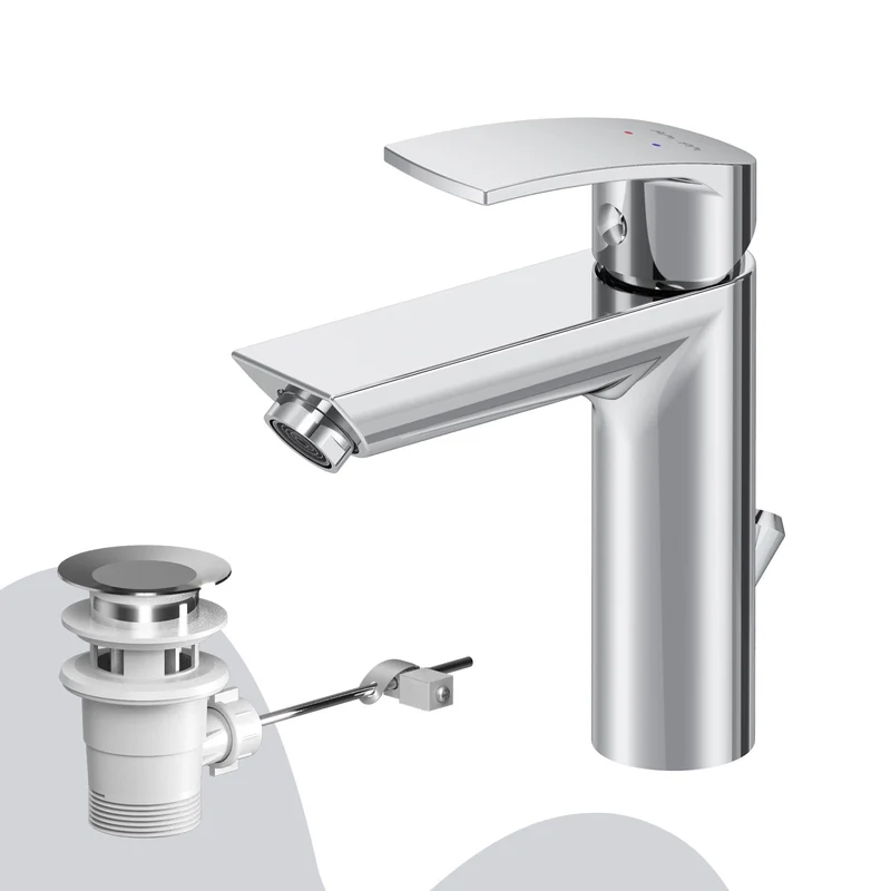 Waschtischarmatur Play mit Zugstange – F8Y82100