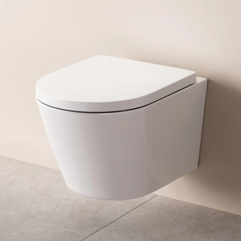 Wand-WC Flash AquaSpin spülrandlos mit WC-Sitz – CNA1901PSC