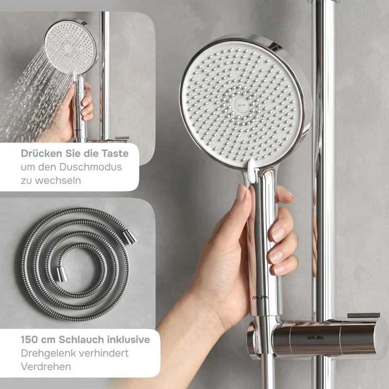 Duschsystem Play mit Regendusche – F078Y000