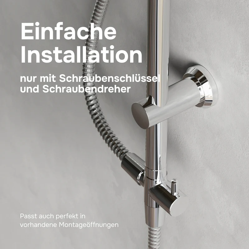 Duschsystem Play mit Regendusche – F078Y000
