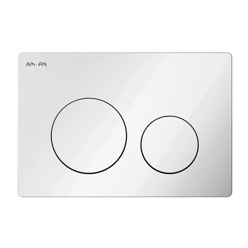 WC-Komplettset Gem mit Vorwandelement und weißer Betätigungsplatte – IIS90101.GA1700