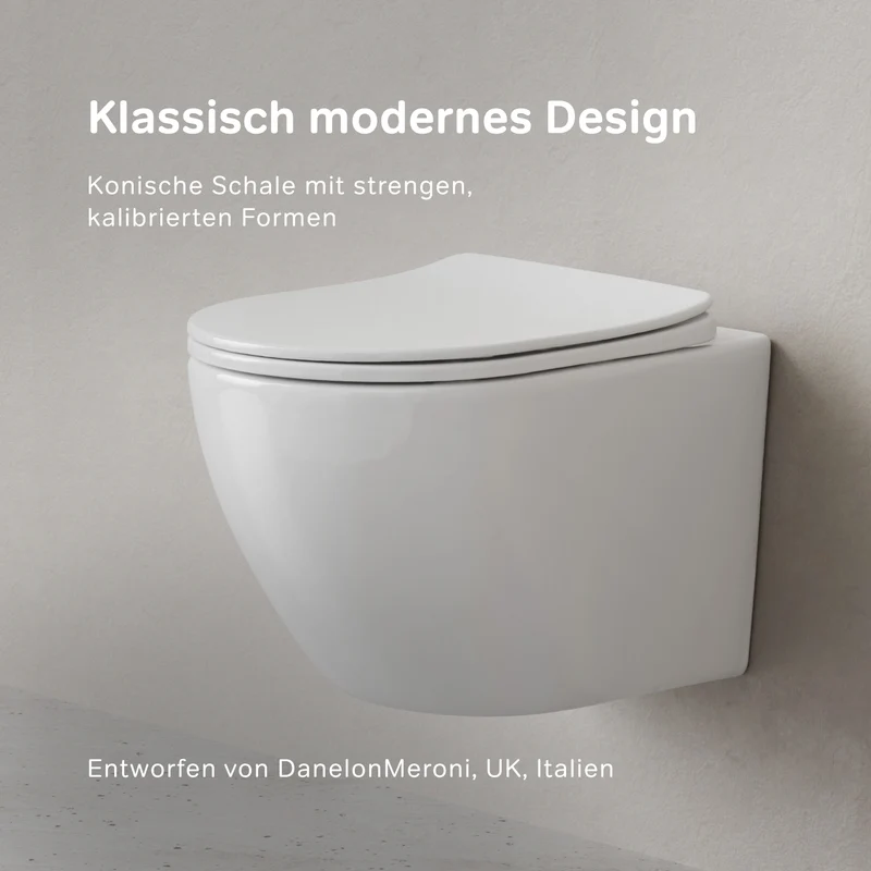 WC-Komplettset X-Joy S mit Vorwandelement und schwarzer Betätigungsplatte – IIS90238.XB1701