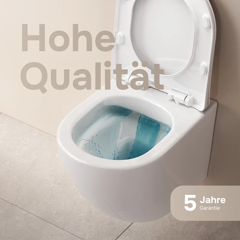 Wand-WC X-Joy S FlashClean spülrandlos mit WC-Sitz – CXB1701SC