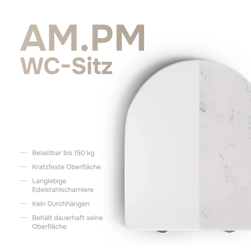 Stand-WC Flash mit waagerechtem Wandabgang (PK), spülrandlos mit Soft-Close-WC-Sitz – CNA8600PSC