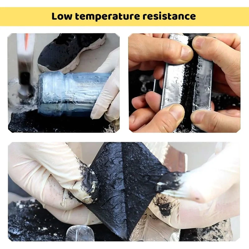 Pro Grade Asphalt Roof Repair Tape For Shingle Leak Fix And Gutter Patch Waterproof Seal Strip Aluminum Foil Backing High Temp Insulation Holdin Strong Solid As A Rock