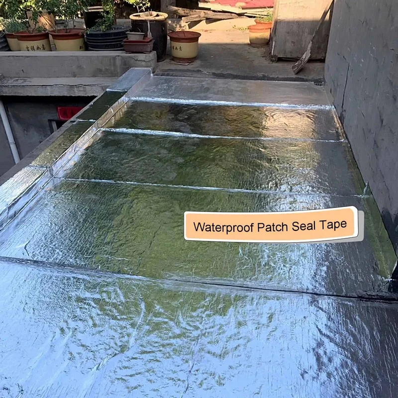 Heavy Duty Self Sealing Asphalt Tape With Aluminum Foil Backing Waterproof Bitumen Roll For Roof Patches Window Seals And Boat Repair Work Killer Grip No Sweat Fix For Shingles Leaks And Surface Cracks