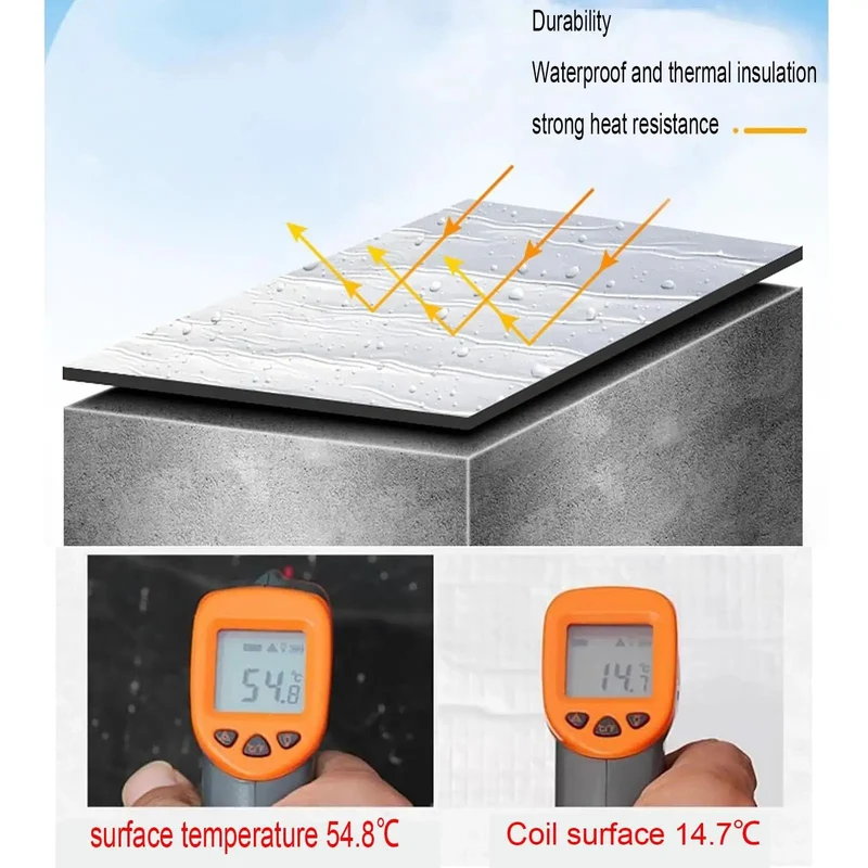 Heavy Duty Waterproof Roofing Tape With Heat Insulating Aluminum Foil Backing Self Adhesive Asphalt Shingle Repair Roll For Tight Seal Crack Fix And Badass All Weather Shed Protection 16 Foot Roll