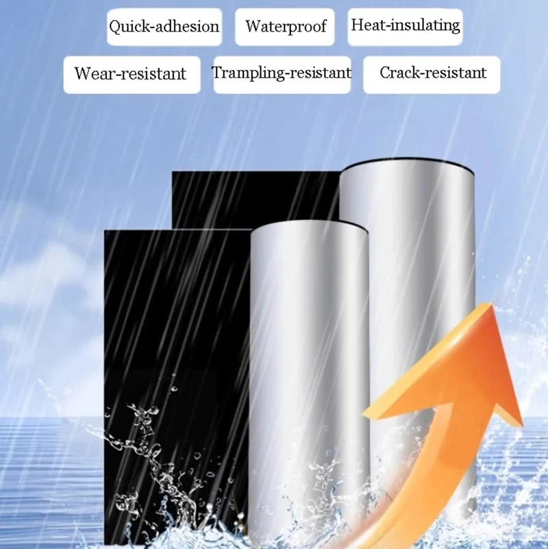 Hella Tough Self Adhesive Butyl Seal Tape With Heat Reflective Aluminum Foil Backing For Roof Leak Fix And Gutter Repair Weatherproof Outdoor Taping No Sweat Quick Patch Pro Grade Setup