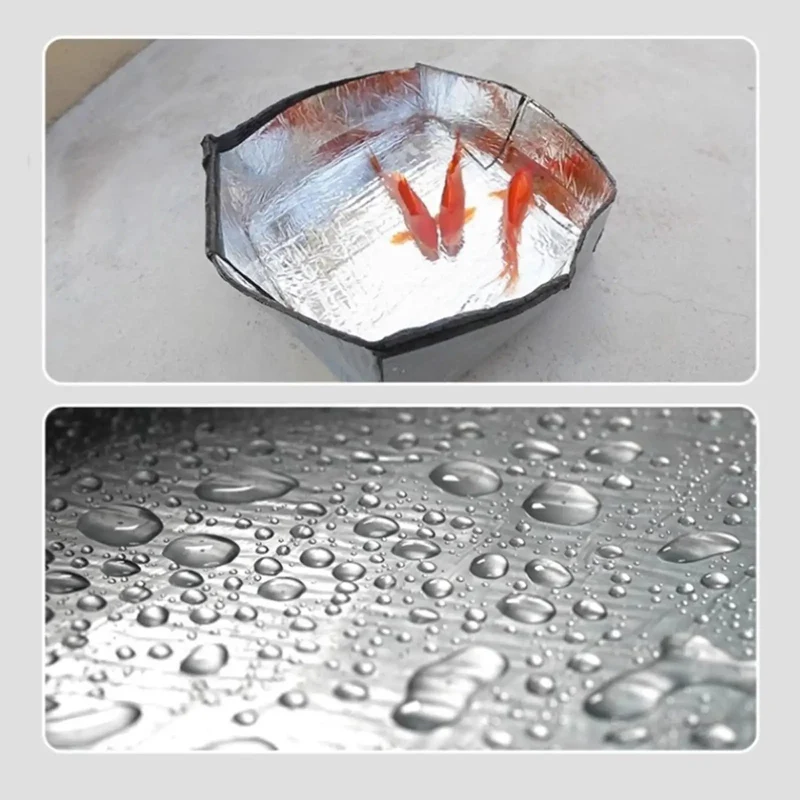 Hella Tough Self Adhesive Butyl Seal Tape With Heat Reflective Aluminum Foil Backing For Roof Leak Fix And Gutter Repair Weatherproof Outdoor Taping No Sweat Quick Patch Pro Grade Setup