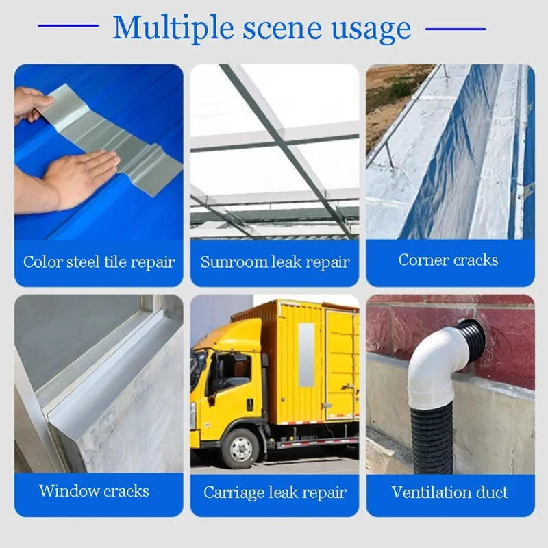 Hella Tough Self Adhesive Butyl Seal Tape With Heat Reflective Aluminum Foil Backing For Roof Leak Fix And Gutter Repair Weatherproof Outdoor Taping No Sweat Quick Patch Pro Grade Setup