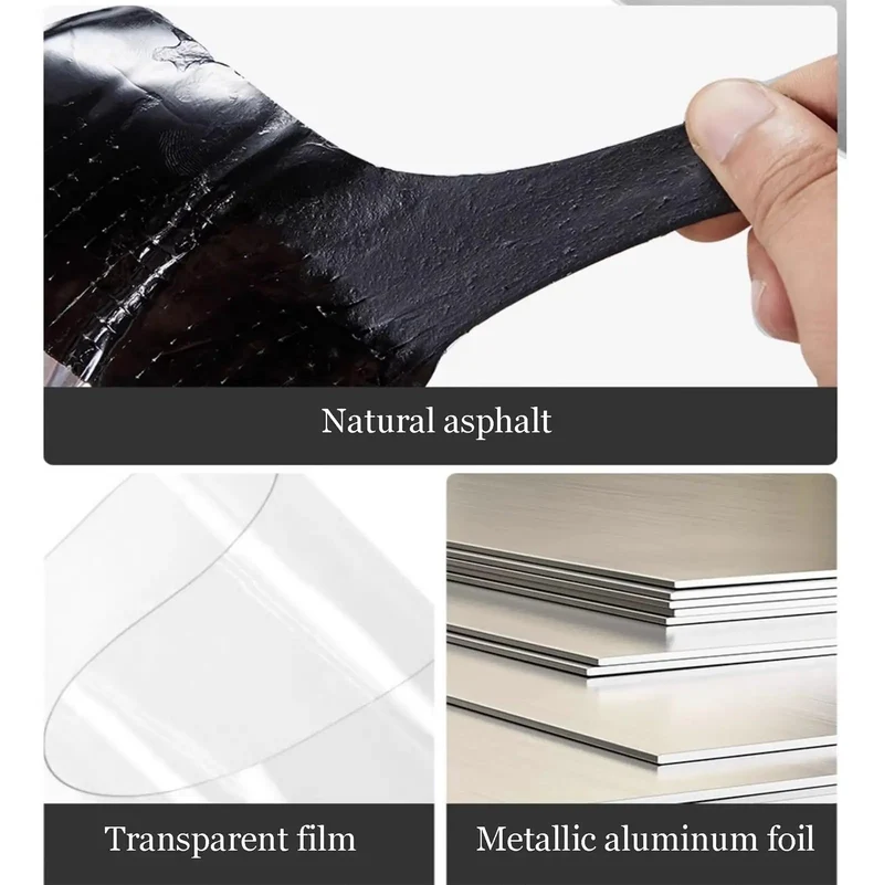 Straight Up Heavy Duty Self Adhesive Bitumen Roof Repair Tape Fo Real Zero Fuss Leak Sealant Roll For Cracks And Pipe Joints Heat Reflective Aluminized Waterproof Cover
