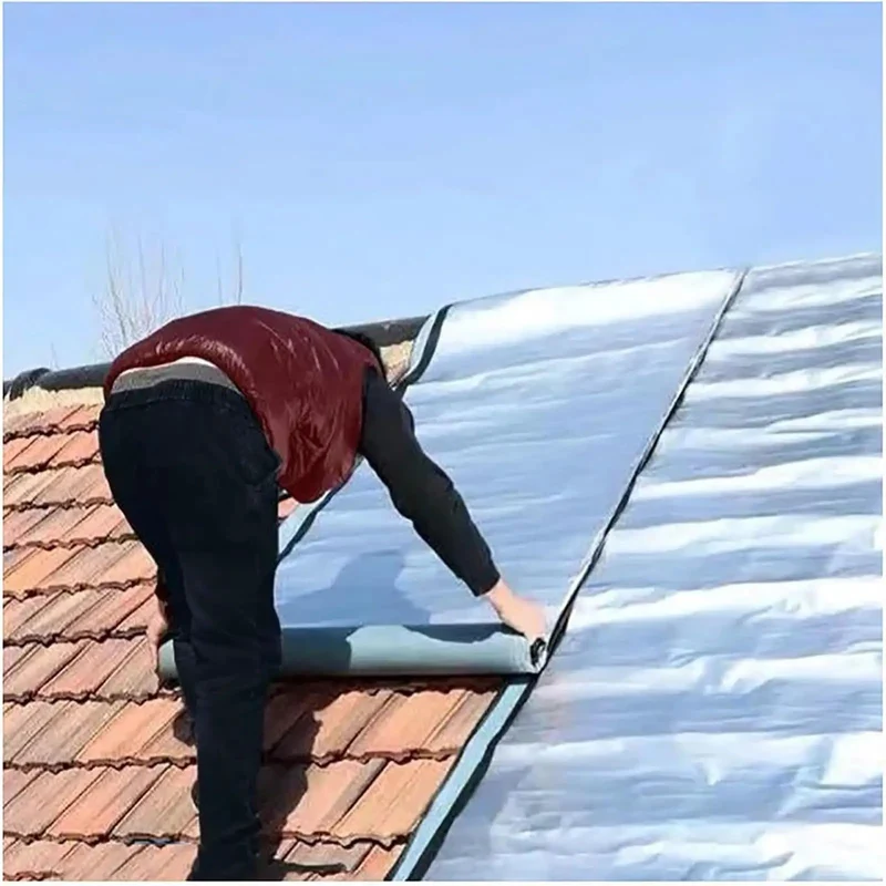 Self Adhesive Roof Repair Tape With Waterproof Polymer Asphalt And Reinforced Aluminum Foil Backing For Hella Tough Leak Free Patching On Shingles Gutters And Metal Roofs That Kicks Water Damage To The Curb
