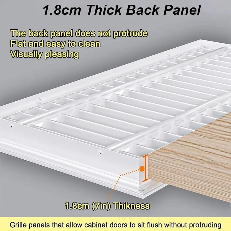 White 8x12 Drywall Access Panel With Slick Magnetic Snap And Integrated Filter Grooves For Attic Crawl Space Venting Featuring Rugged Construction And Zero Sweat Setup