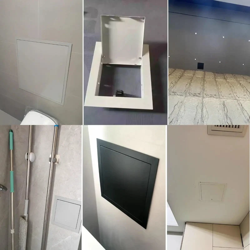 Straight Up Premium White Drywall Access Panel With Seamless Welding For Quick Inspection And Easy Ceiling Install Featuring Rust Resistant Galvanized Steel Construction
