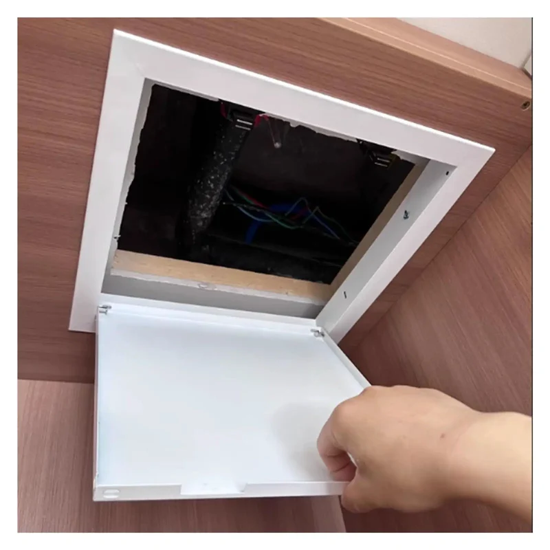 Slick White Heavy Duty Access Panel 150X200MM Seamless Drywall Inspection Hatch Built Tough For Suspended Ceilings No Sweat Install Rust Free Maintenance Door