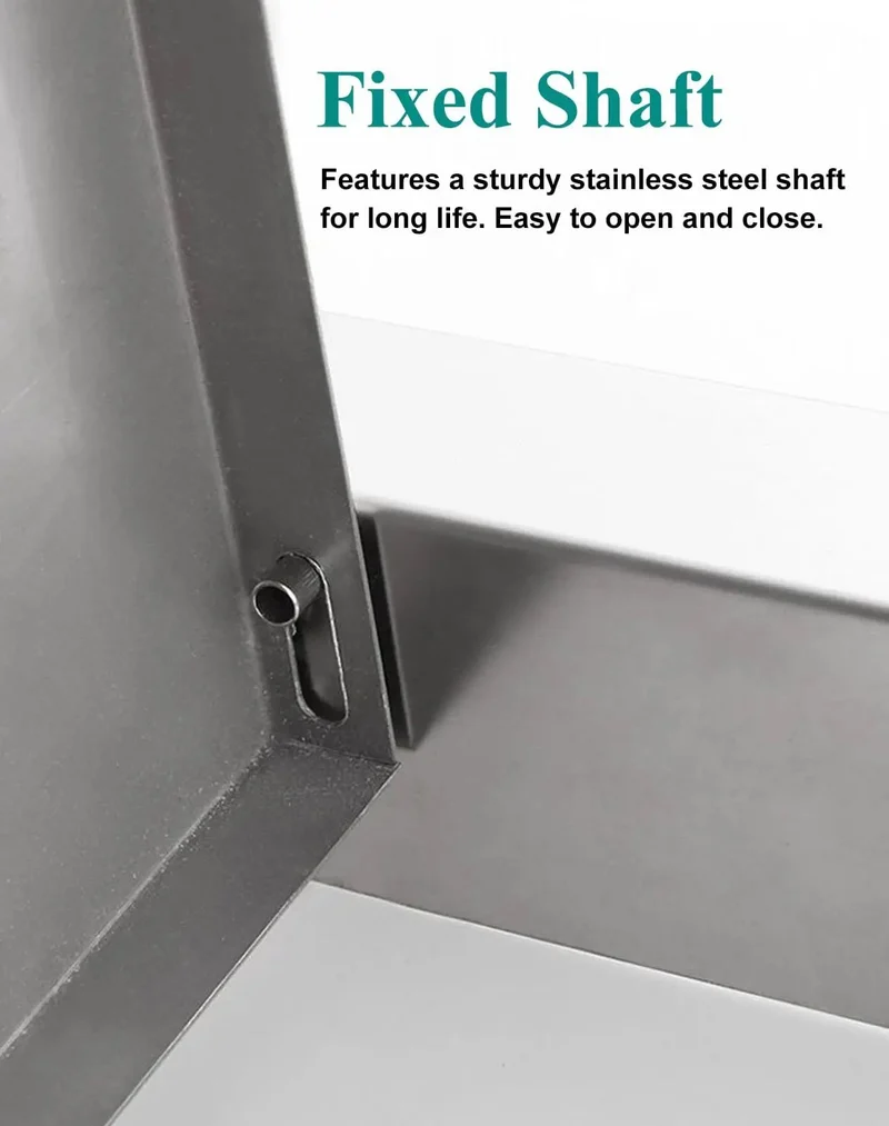 Rock Solid Lockable Waterproof Stainless Steel Ceiling Access Panel Attic Door Cover With Secure Latch For Easy Drywall Installation Hassle Free Upkeep Slick Finish 9X9 Inch