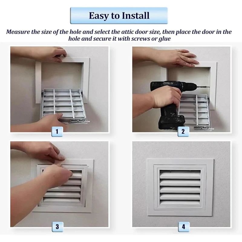Heavy Duty Aluminum Louvered Vent For Cabinets Rock Solid Heat Dissipation Access Panel With Sleek Waterproof Finish Smooth Six By Fourteen Inch Airflow Cover Built Tough