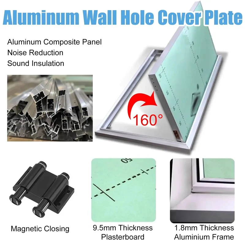 No Sweat Hidden Drywall Access Door Panel With Rock Solid Aluminum Frame And Sweet Magnetic Latch For Effortless Wall Or Ceiling Install And Quick Safety Cabinet Retrieval On The Spot