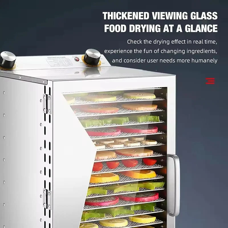 Six Tray Food Dehydrator Machine Harnessing Four Hundred Watt Power And Reliable Thermostat For Fast Fruit Vegetable Meat Jerky And Pet Treat Preservation Easy As Pie And Essentially Zero Drama