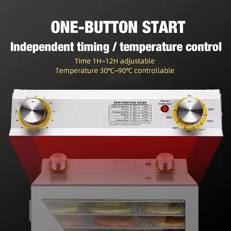 Six Tray Food Dehydrator Machine Harnessing Four Hundred Watt Power And Reliable Thermostat For Fast Fruit Vegetable Meat Jerky And Pet Treat Preservation Easy As Pie And Essentially Zero Drama