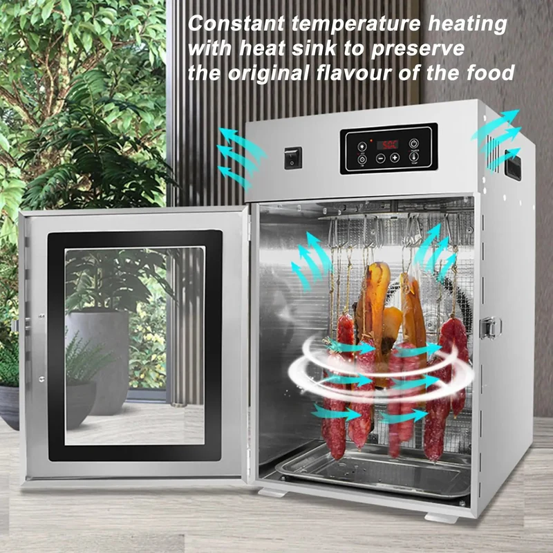 Real Deal Commercial Food Dehydrator Featuring A Durable Rotary Drum And Hella Simple Digital Timer For Making Tender Jerky Sweet Dried Fruit Flavorful Sausages And Garden Produce 7 Kilogram Capacity