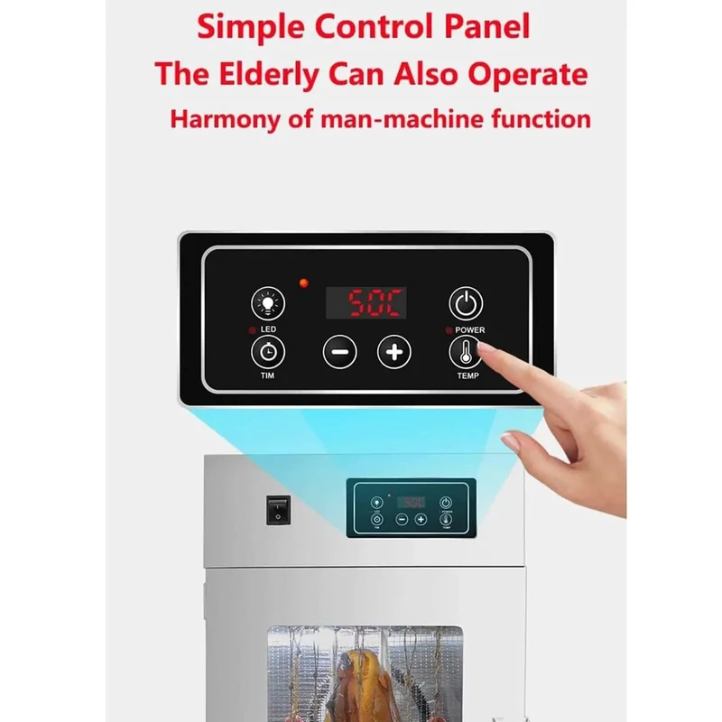 Real Deal Commercial Food Dehydrator Featuring A Durable Rotary Drum And Hella Simple Digital Timer For Making Tender Jerky Sweet Dried Fruit Flavorful Sausages And Garden Produce 7 Kilogram Capacity