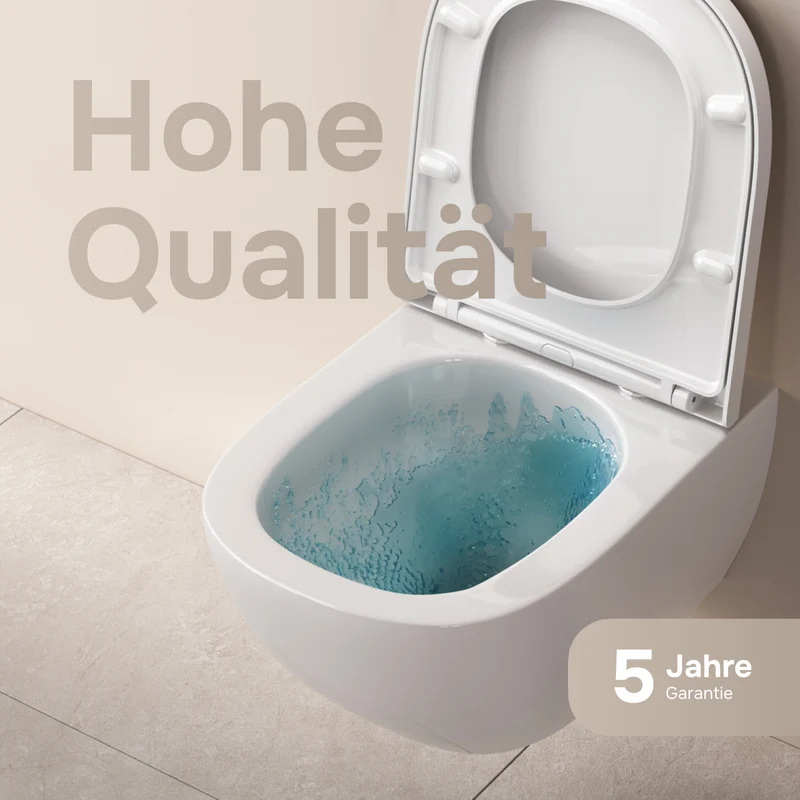 Wand-WC Above AquaSpin spülrandlos mit WC-Sitz – CAB1900PSC