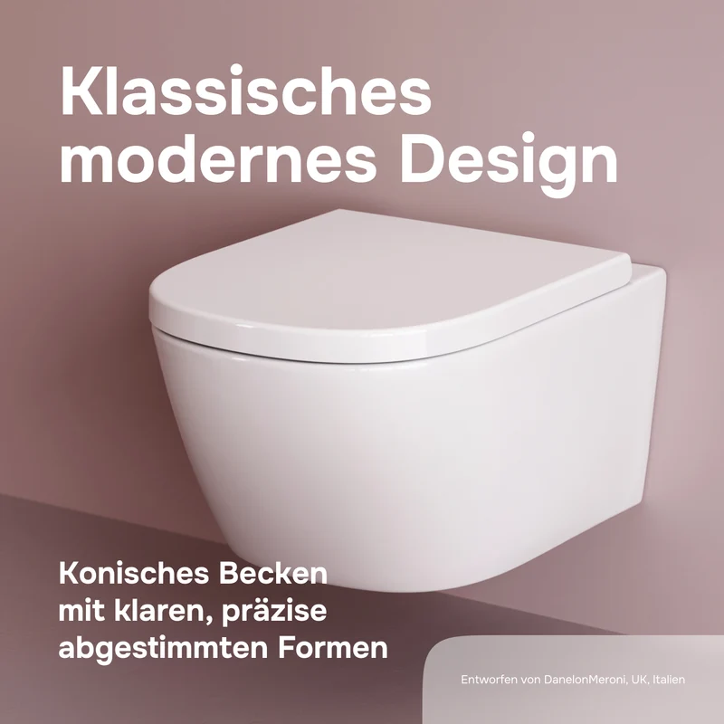 WC-Komplettset Libre mit Vorwandelement und Betätigungsplatte in Chrom - IIS90251.LB1900