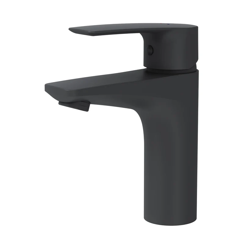 FGA02122 Bad Armatur Gem Waschtischarmatur Wasserhahn, Schwarz