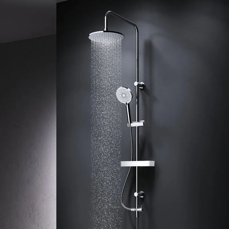 Duschsystem Play mit Regendusche und Duschablage – F078Y203