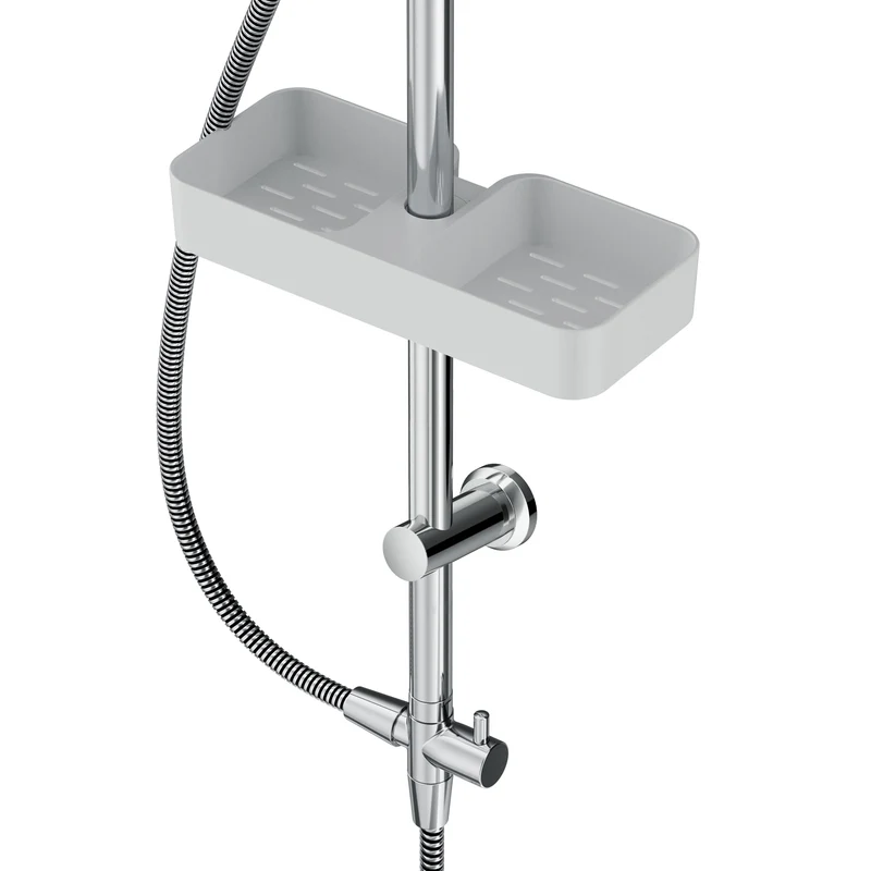 Duschsystem Play mit Regendusche und Duschablage – F078Y203