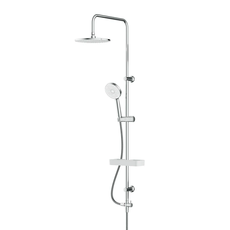 Duschsystem Play mit Regendusche und Duschablage – F078Y203