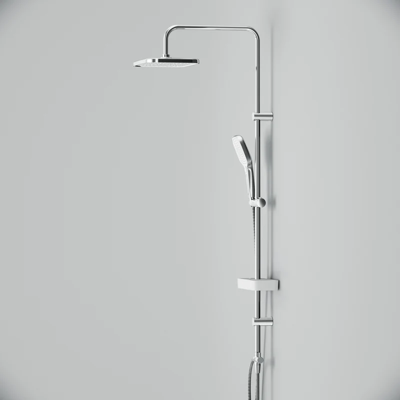 Duschsystem Play mit Regendusche und Duschablage – F078W203