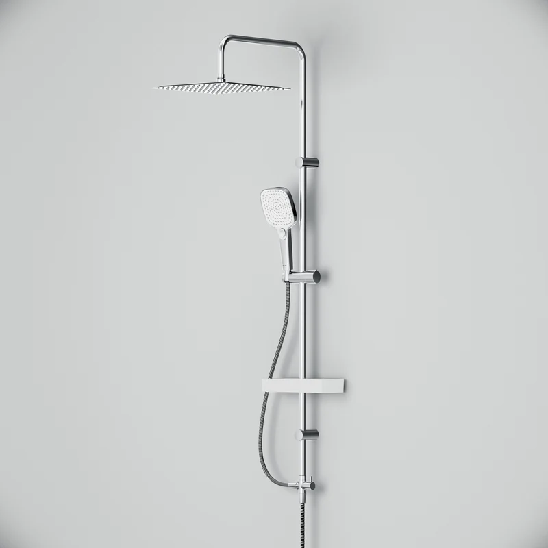 Duschsystem Play mit Regendusche und Duschablage – F078X203