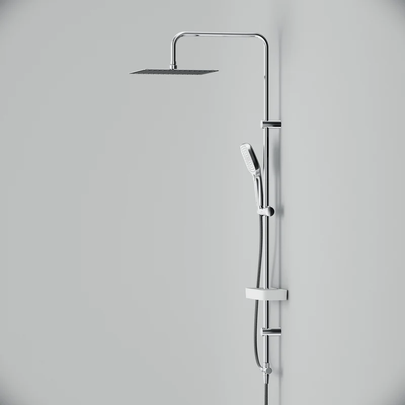 Duschsystem Play mit Regendusche und Duschablage – F078X203